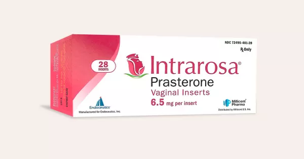 Picture of Intrarosa (prasterone) vaginal insert.