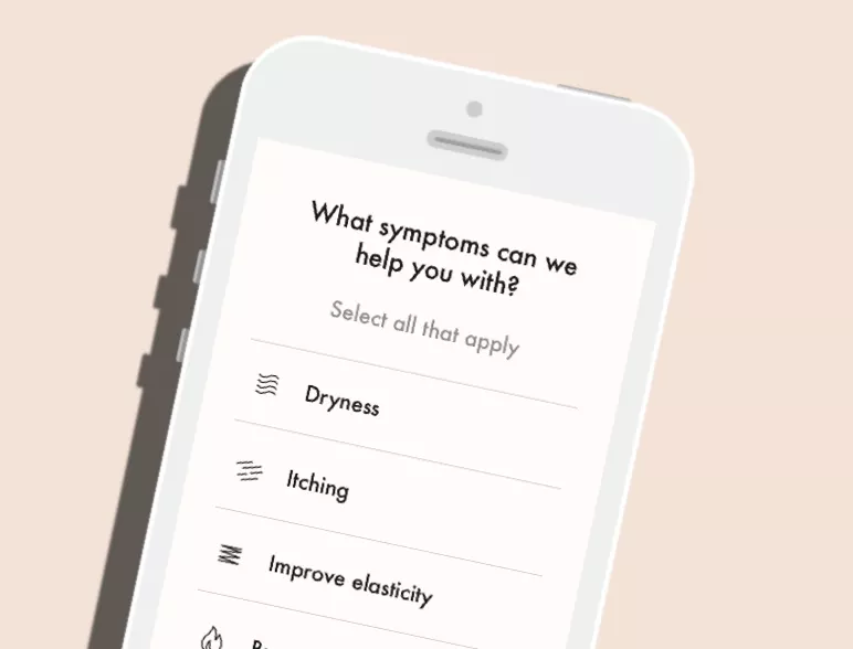 Online medical consultation for vaginal dryness