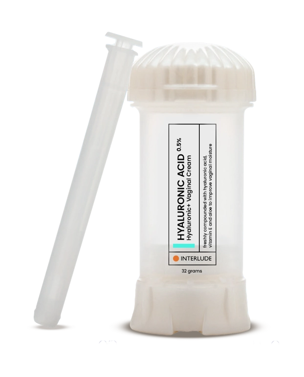 Vaginal moisturizer with hyaluronic acid, aloe, and vitamin E